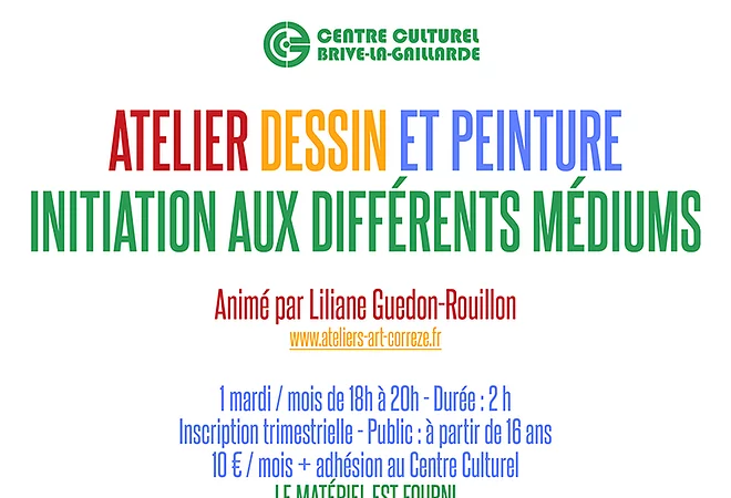 Atelier dessin et peinture Brive la gaillarde