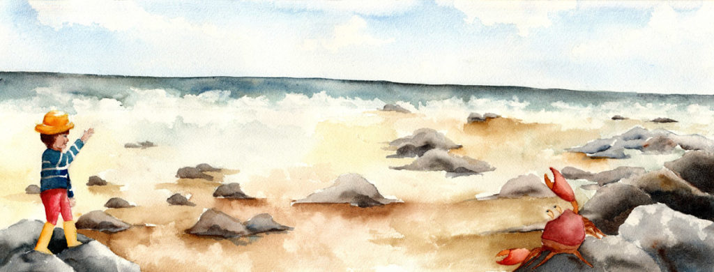 Illustration à l'aquarelle