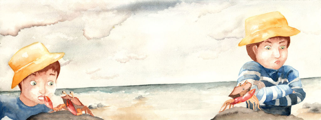 Illustration à l'aquarelle