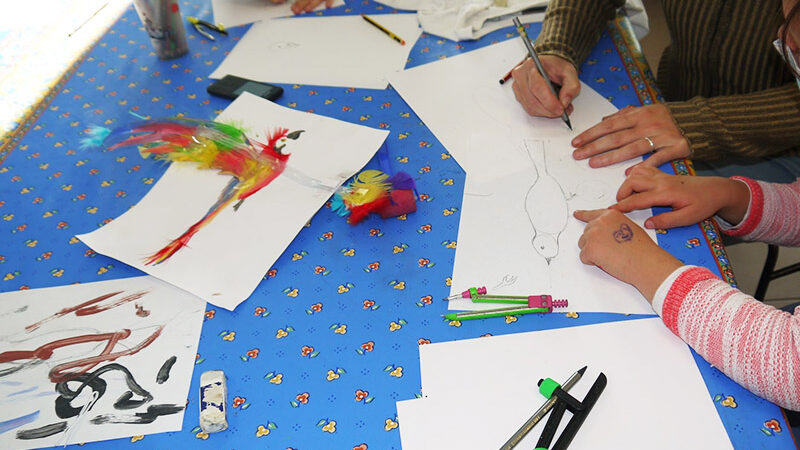 cours dessin peinture enfants lubersac