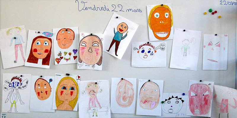 expression du visage ecole CE2 CM1 Salon la tour