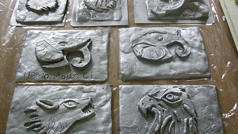 atelier artistique bas relief mecs des monedieres treignac