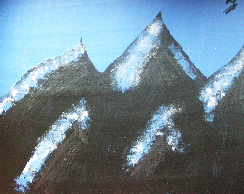 peinture montagnes acrylique sur toile cours adolescents masseret