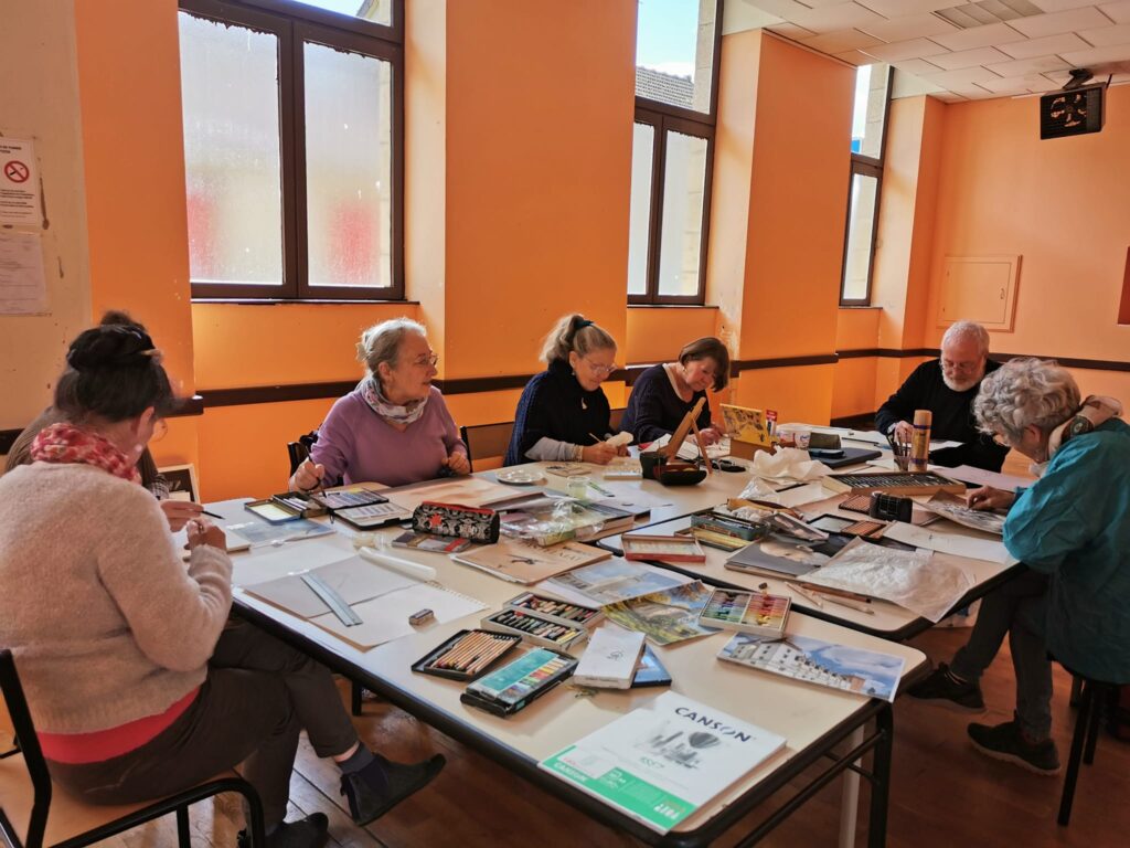 Cours dessin la croisille 31 mai