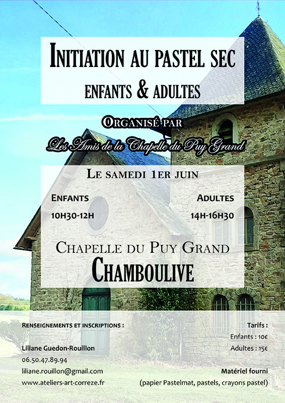 affiche initiation pastel chamboulive