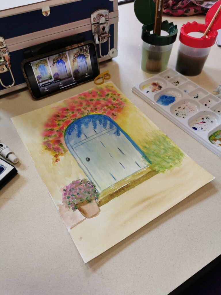 porte aquarelle la croisille 14 juin