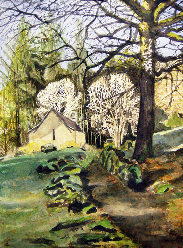 paysage aquarelle cours dessin treignac