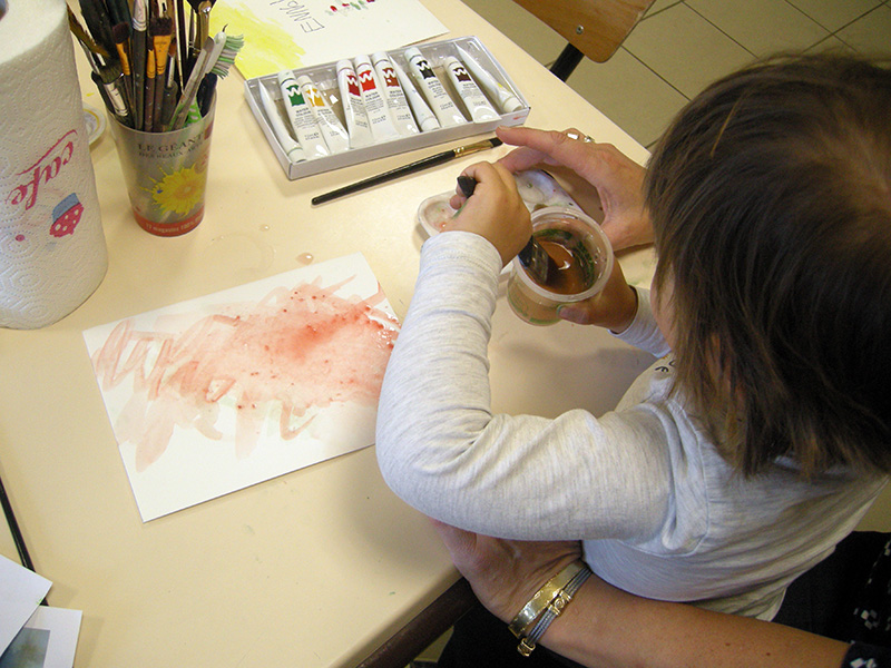 atelier aquarelle enfants meilhards 2