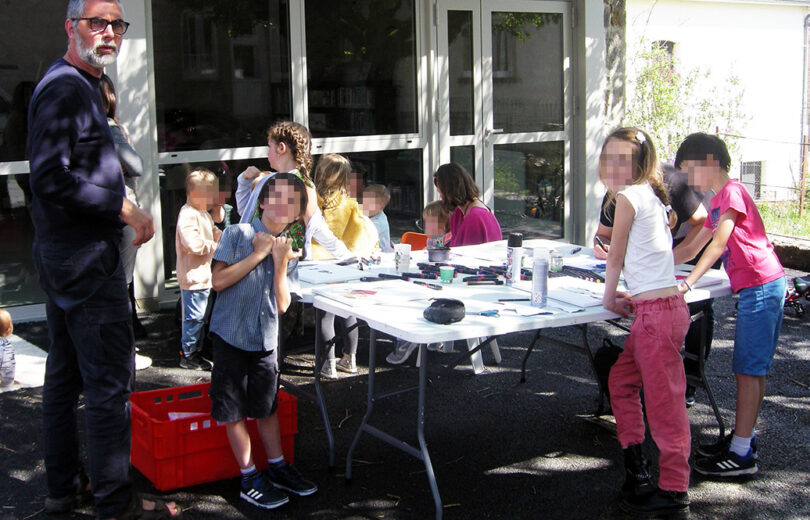 atelier peinture enfants bugeat