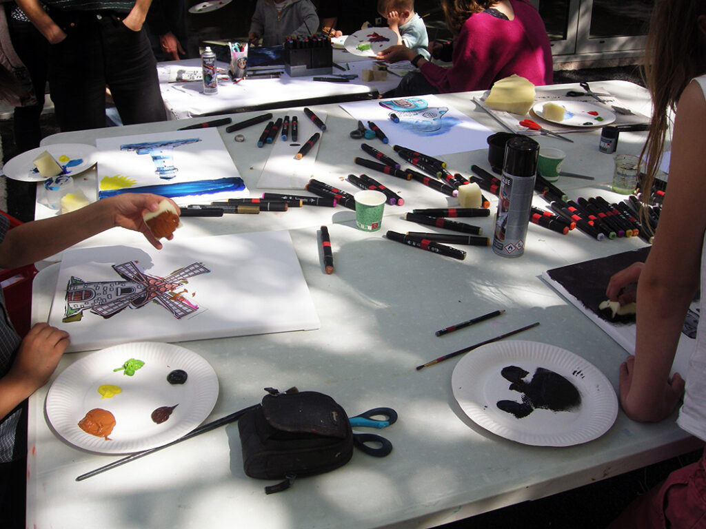 atelier peinture enfants bugeat 3