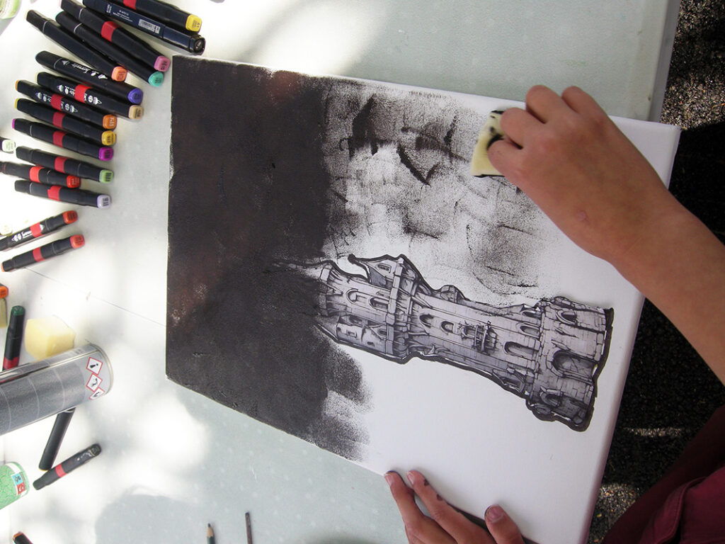 atelier peinture enfants bugeat 7