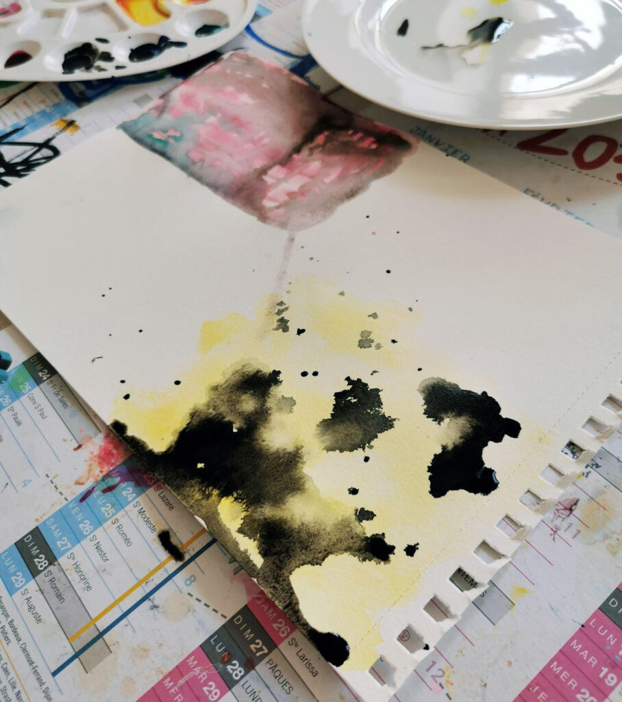 Stage encre la croisille sur briance 1