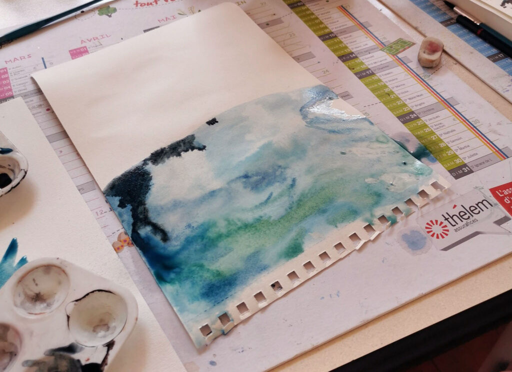 Stage encre la croisille sur briance 11