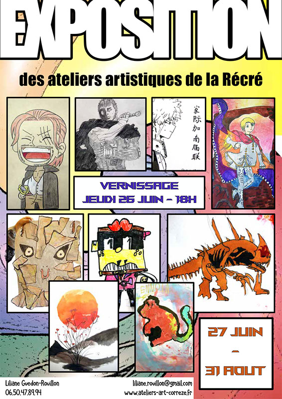 affiche exposition enfans ados masseret
