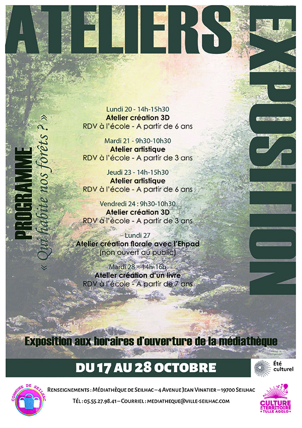 affiches été culturel Seilhac 1
