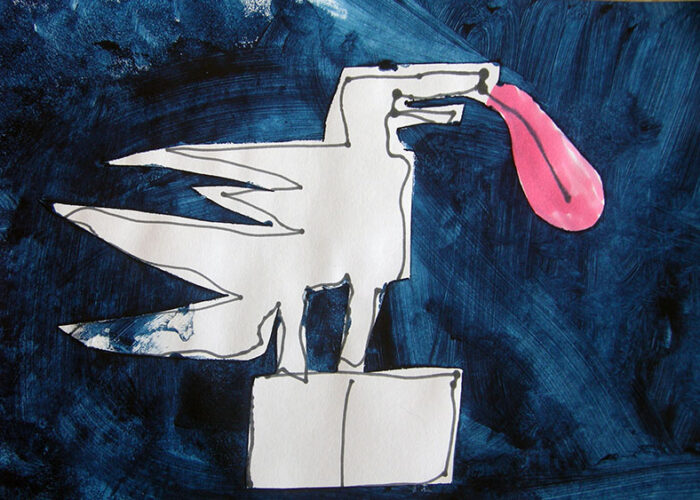 dragon acrylique dessin enfant