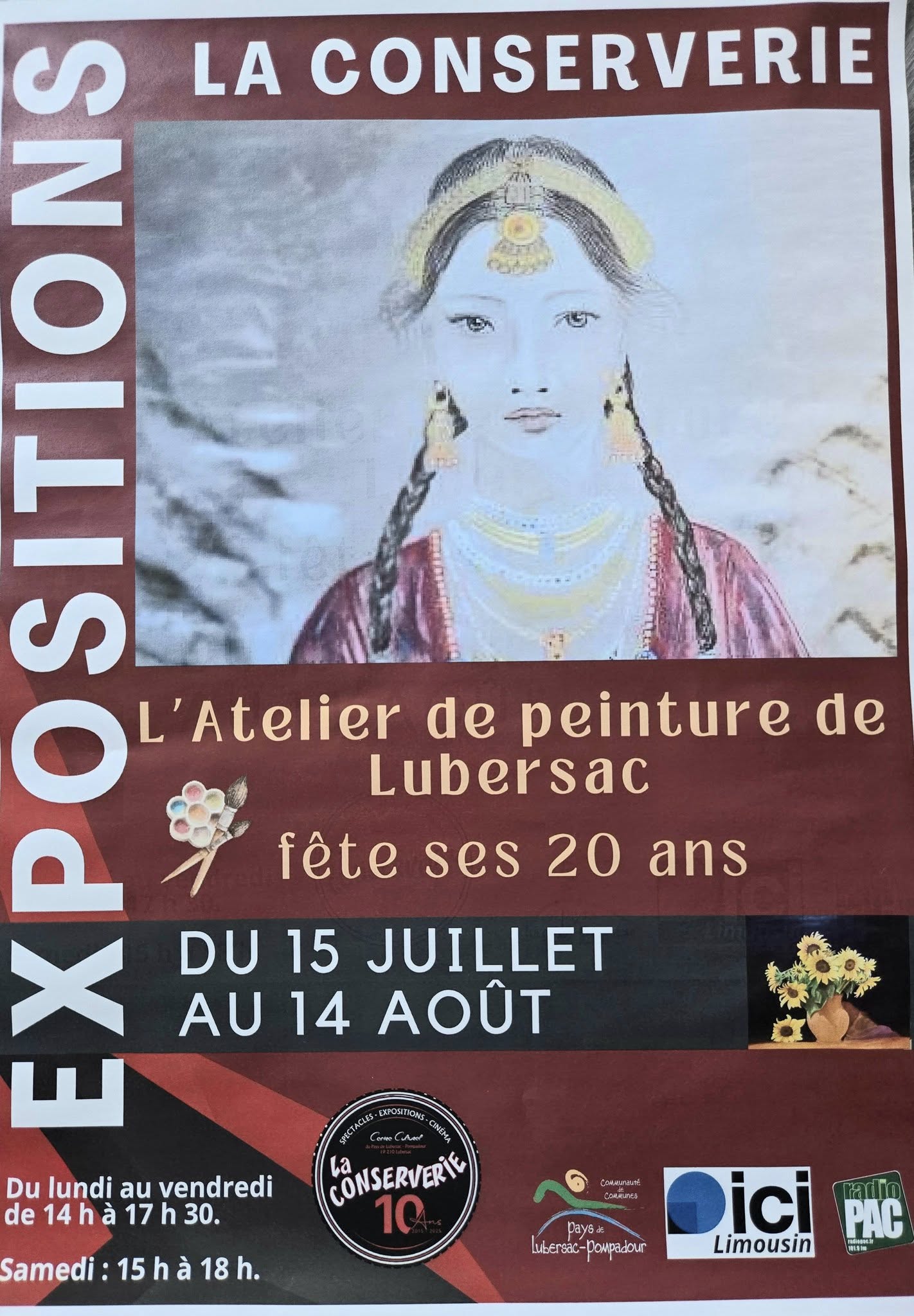 affiche exposition atelier de peinture lubersac 2025 (1)