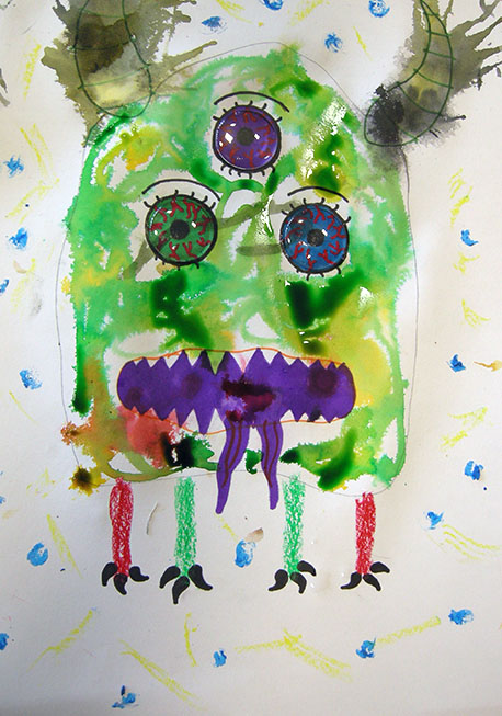atelier creation monstres encre pastels gras treignac (19)
