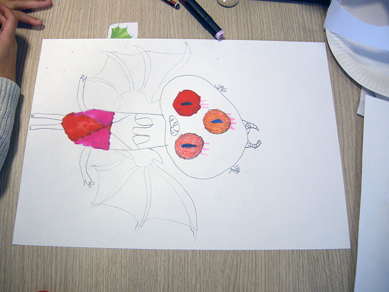 atelier creation monstres encre pastels gras treignac (2)