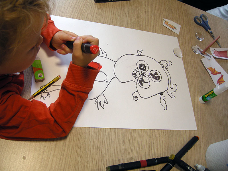 atelier creation monstres encre pastels gras treignac (25)