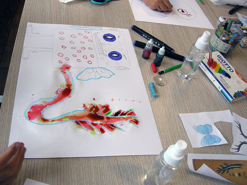atelier creation monstres encre pastels gras treignac (28)