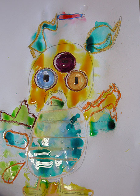 atelier creation monstres encre pastels gras treignac (3)