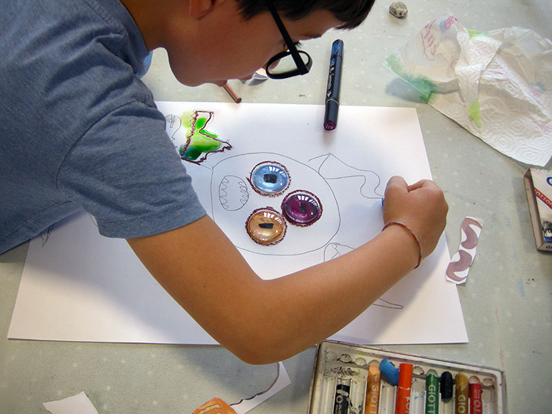 atelier creation monstres encre pastels gras treignac (30)