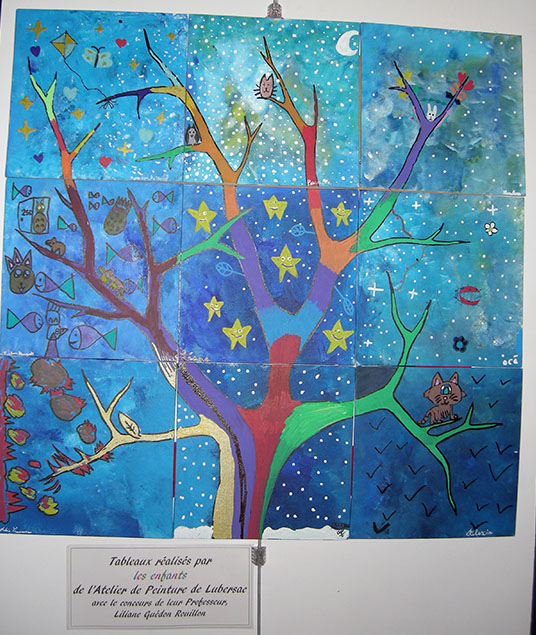 exposition dessin peinture enfants lubersac 2025 (13)