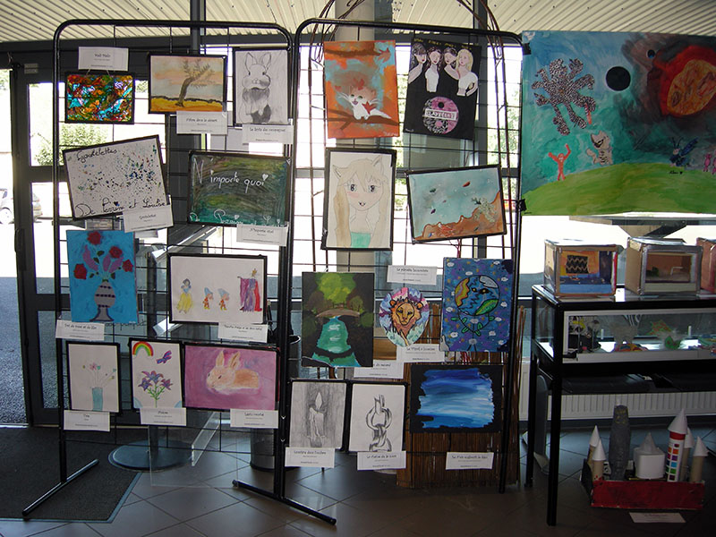 exposition dessin peinture enfants lubersac 2025 (5)