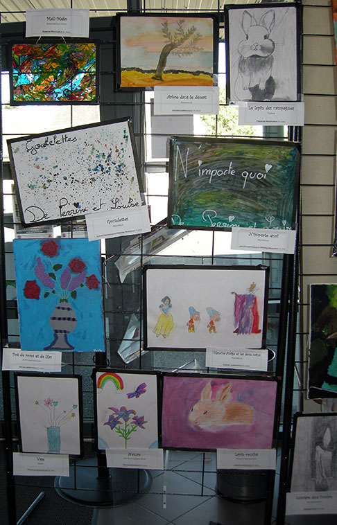 exposition dessin peinture enfants lubersac 2025 (6)