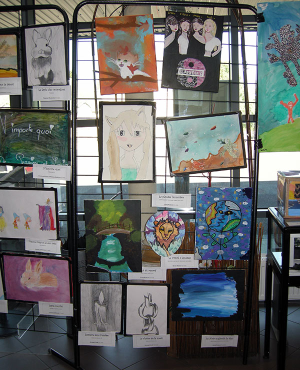 exposition dessin peinture enfants lubersac 2025 (7)