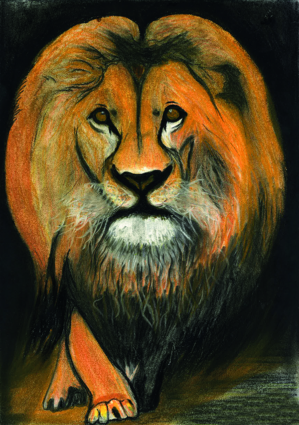lion pastels secs centre de detention d uzerche