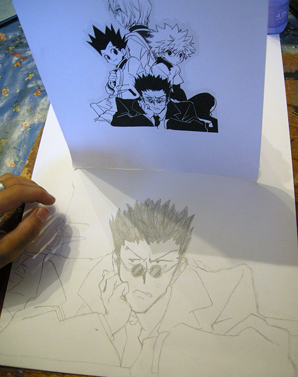 dessin manga crayon graphite ados masseret(3)