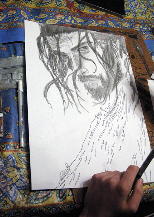 dessin manga crayon graphite ados masseret(4)