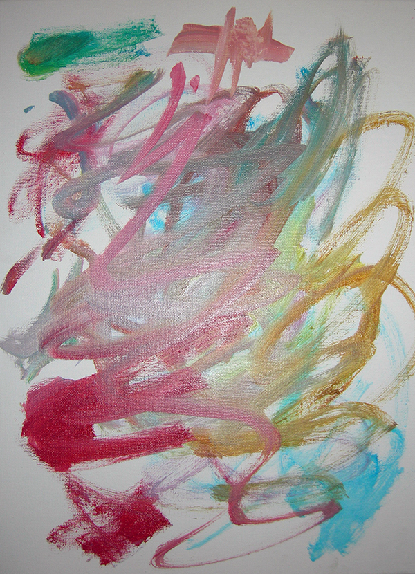 experimentation peinture huile 5 ans