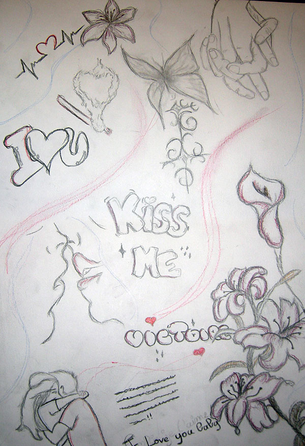 dessin crayon graphite adolescents masseret 2