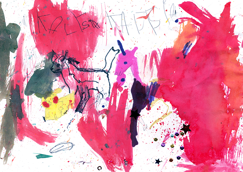 dessin encre enfant 4 ans masseret