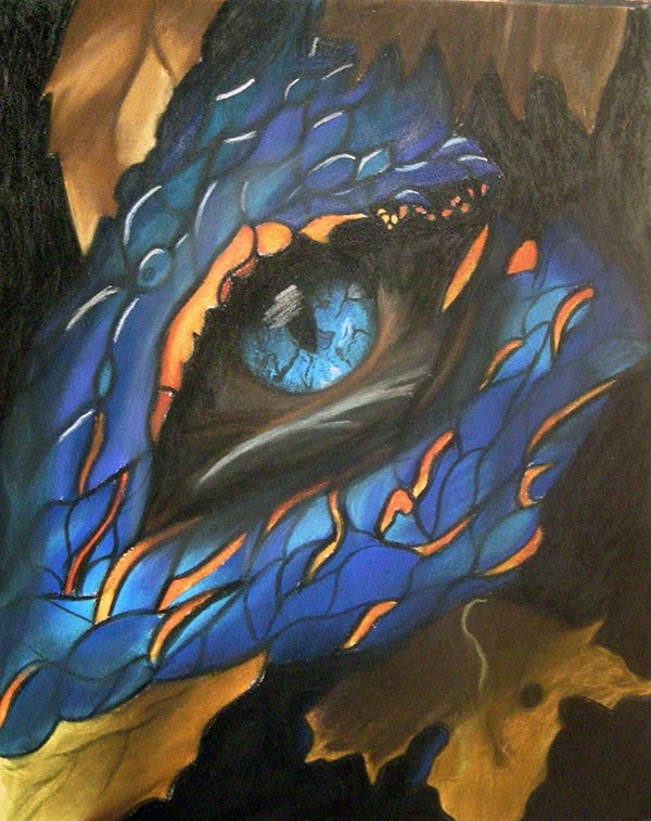 oeil de dragon au pastel adolescents masseret