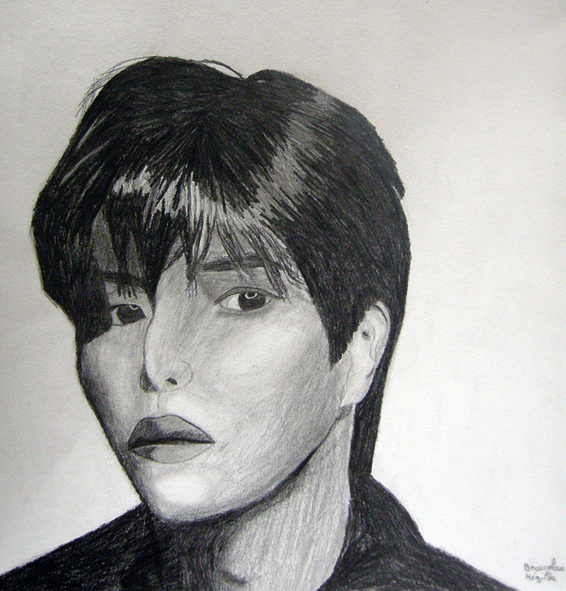 portrait crayon graphite cours dessin treignac