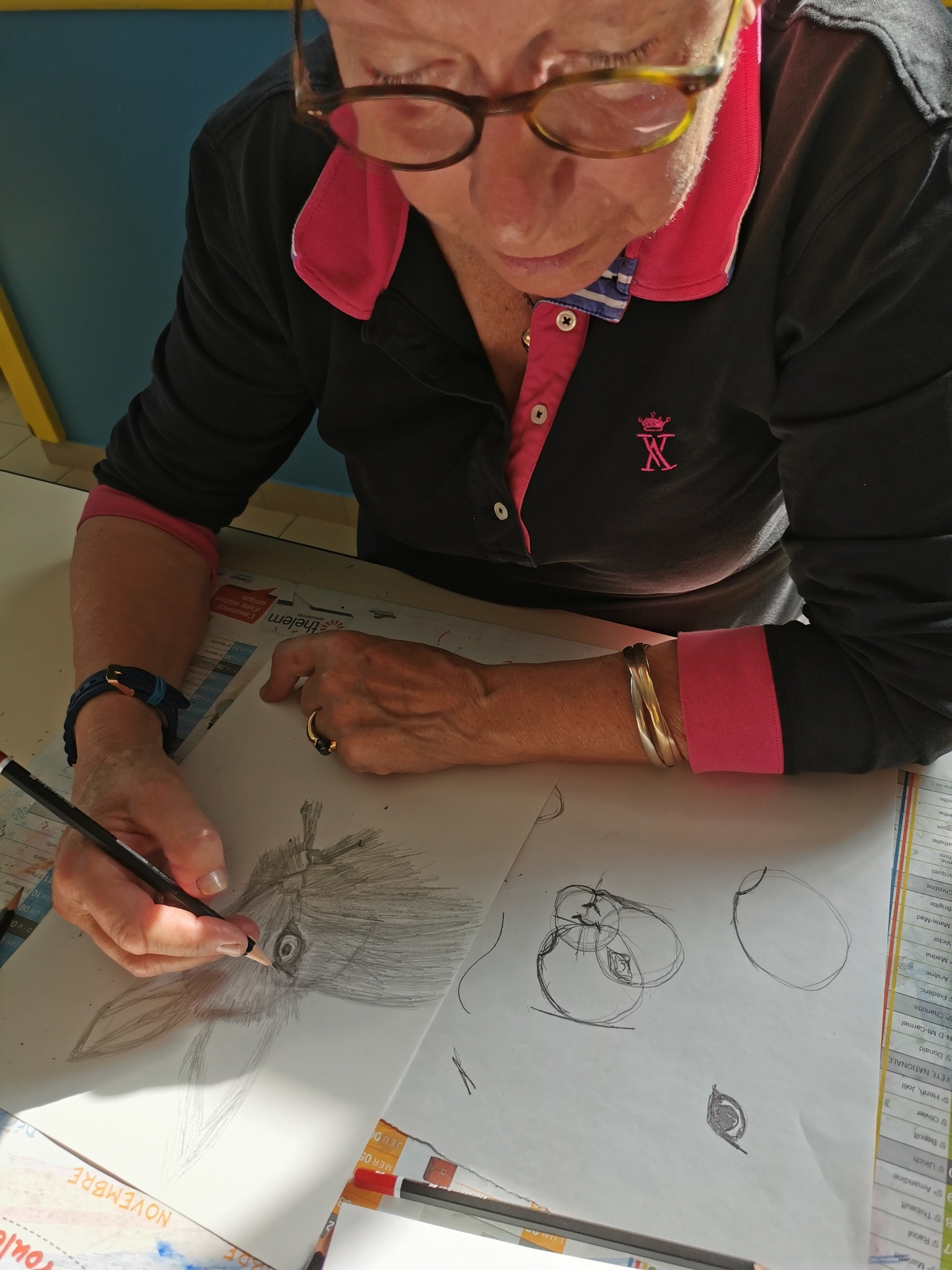 cours dessin peinture la croisille sur briance dessin lapin