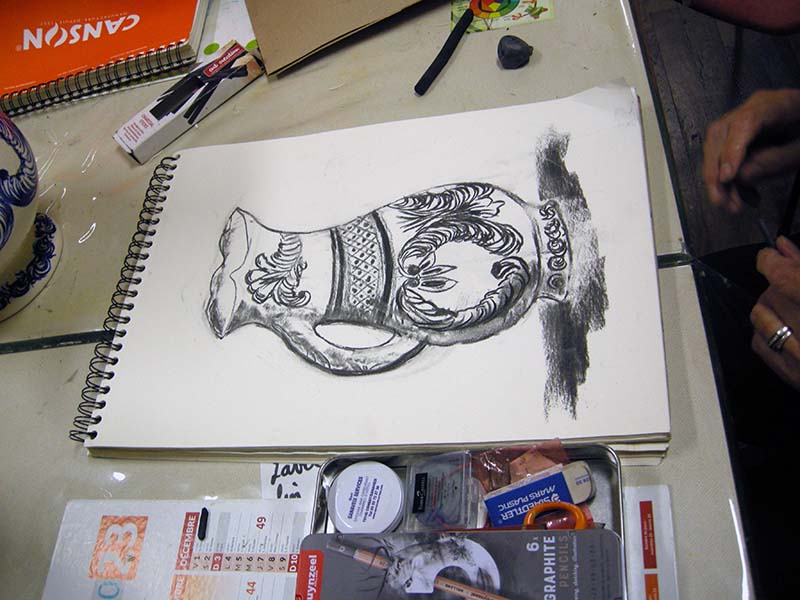 dessin sur le vif fusain cours uzerche (3)