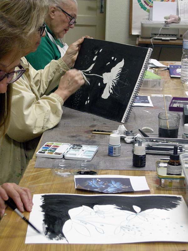 fleurs a l encre cours dessin peinture uzerche (3)