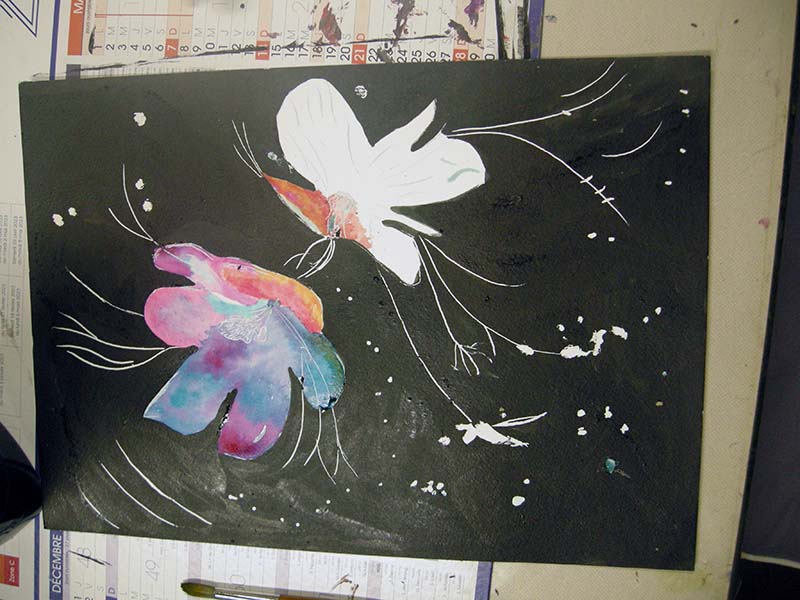 fleurs a l encre cours dessin peinture uzerche (8)