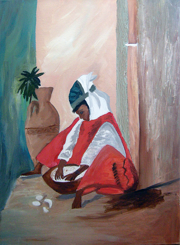 peinture huile sur toile treignac