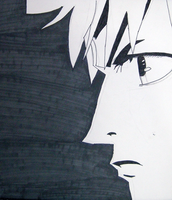 manga feutre noir masseret