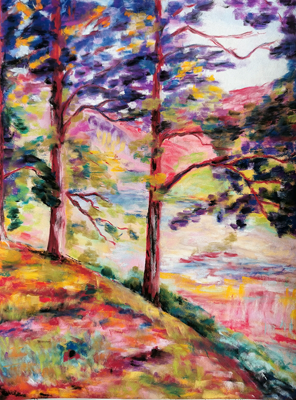 paysage pastel