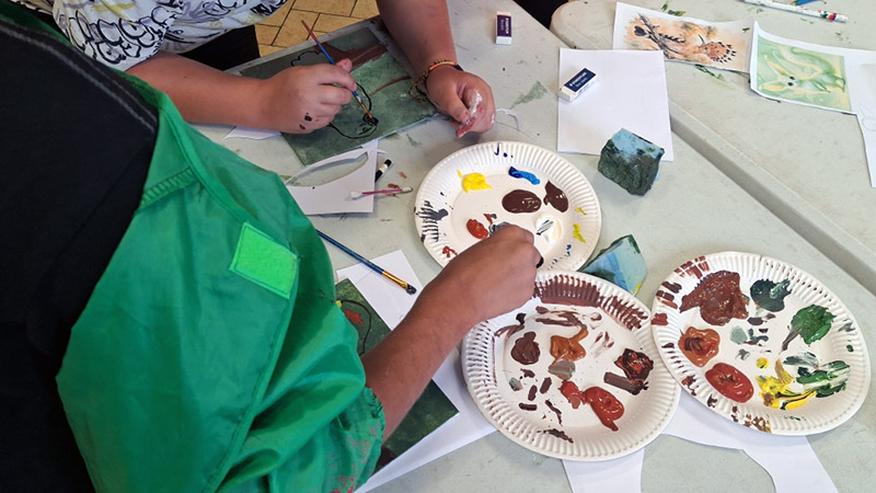 Atelier creation collective acrylique chamberet (3)