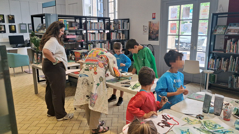 Atelier creation collective acrylique chamberet (4)